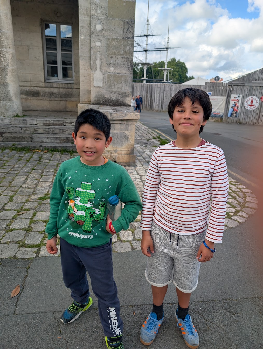 Gaspard et Johann au camping Sequoia